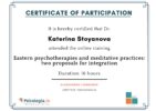 Eastern psychotherapies and meditative practices: two proposals for integration